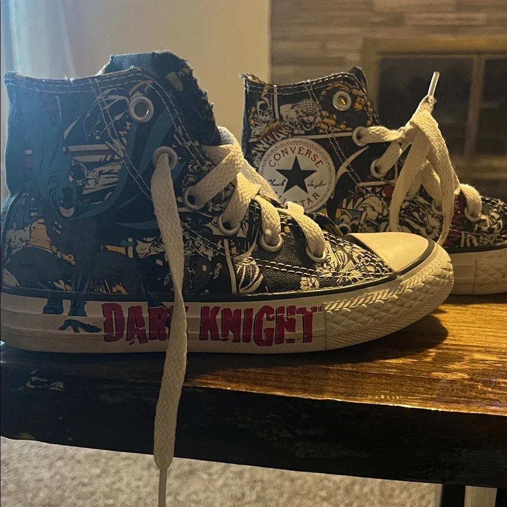 Converse Kids Batman High-Top Sneakers - Black and White - Picture 3 of 4
